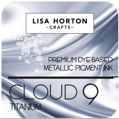 Lisa Horton Crafts Cloud 9 Metallic Pigment Ink Pad - Titanium